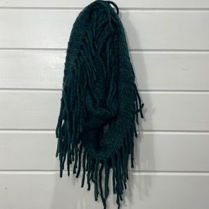 Fringe infinity scarf